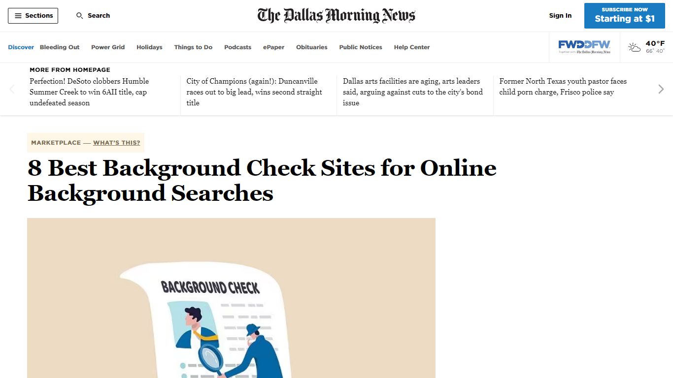 8 Best Background Check Sites for Online Background Searches - Dallas News
